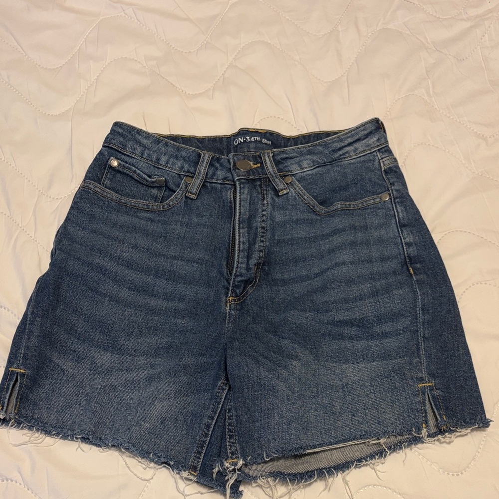 On 34th Women's Classic Blue Jean Shorts